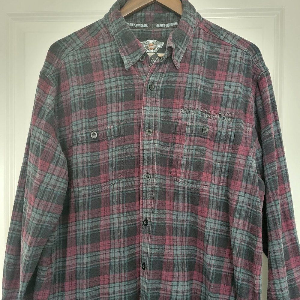 ‎Harley Davidson button up shirt size XL